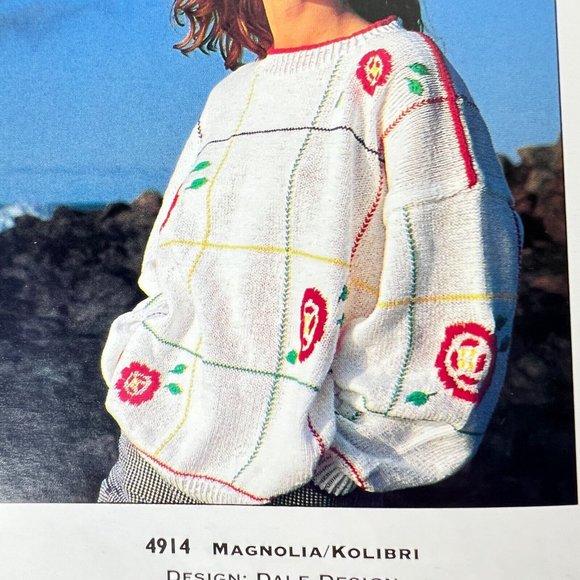 Dale Of Norway Designs Knitting Pattern Book Women Sweater NR 49 DaleGarn Adult - Picture 16 of 16